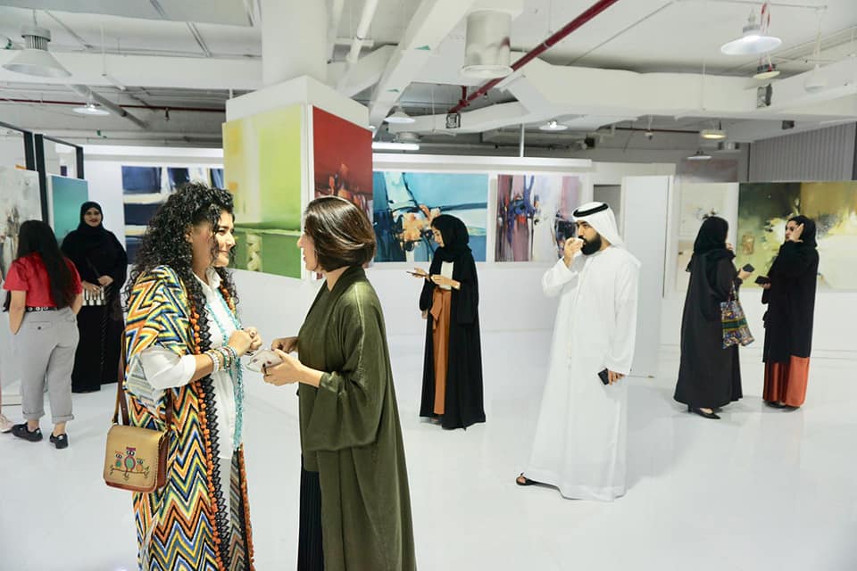 Visitors at the Exhibition Opening
